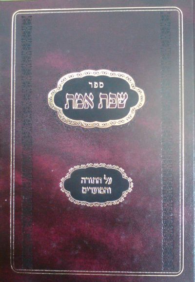 שפת אמת על התורה - מועדים ב`